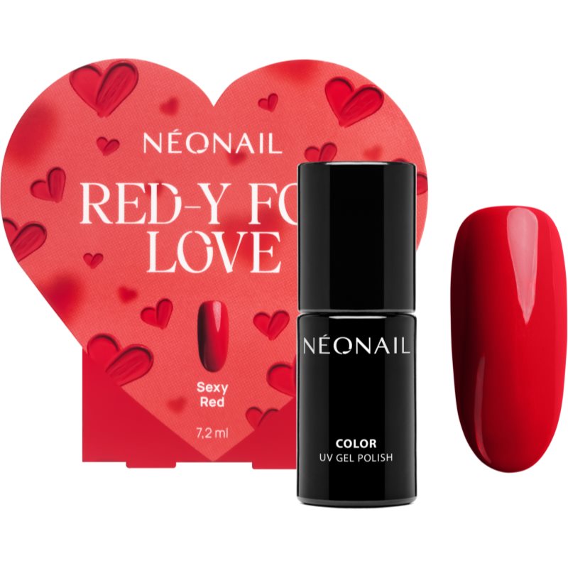 NEONAIL Special Set Red-y for Love гел лак за нокти (лимитирана серия) цвят Sexy Red 7.2 мл.