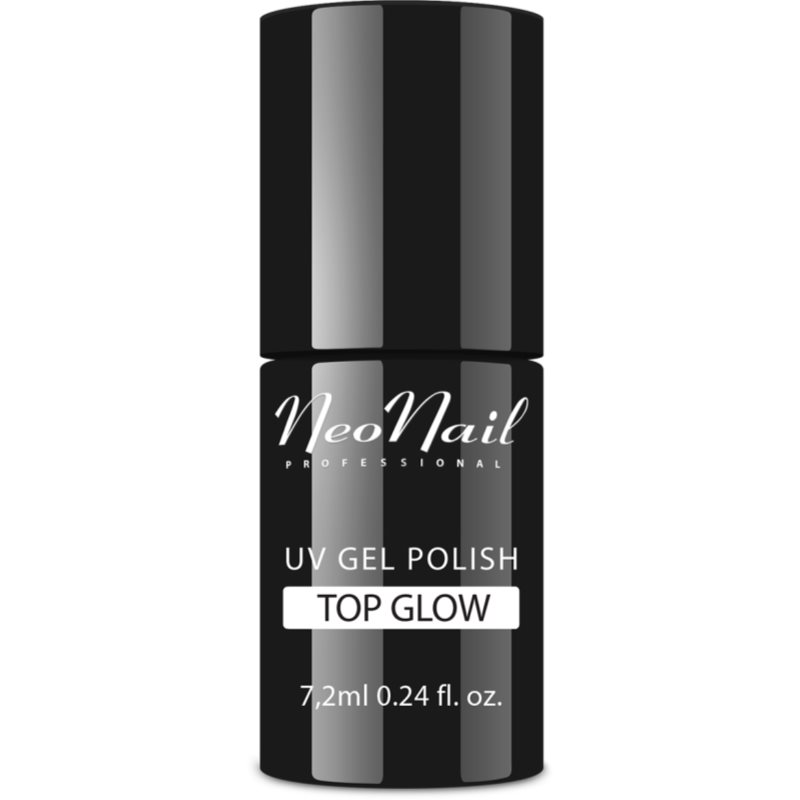 NEONAIL Top Glow гел топ лак за нокти цвят Glow Silver 7