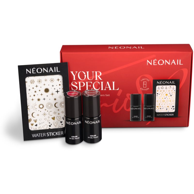 NEONAIL Your Special Trio UV Gel Polish & Stickers Set подаръчен комплект за нокти