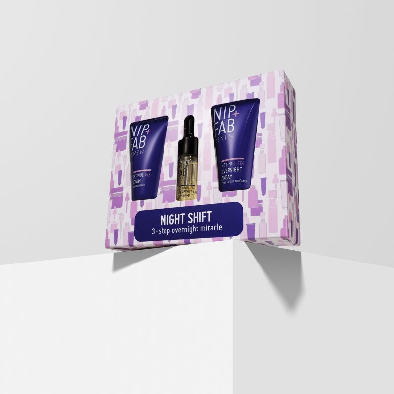 NIP+FAB Retinol Fix Night Shift комплект за грижа за лицето с ретинол на ниска цена
