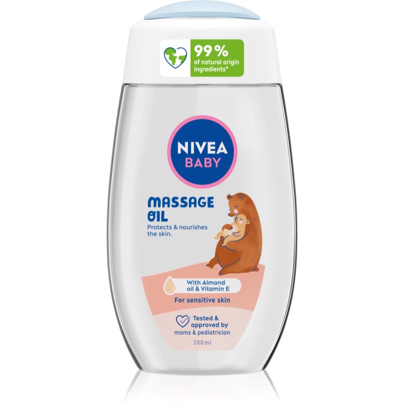 NIVEA BABY масажно олио 200 мл. на ниска цена