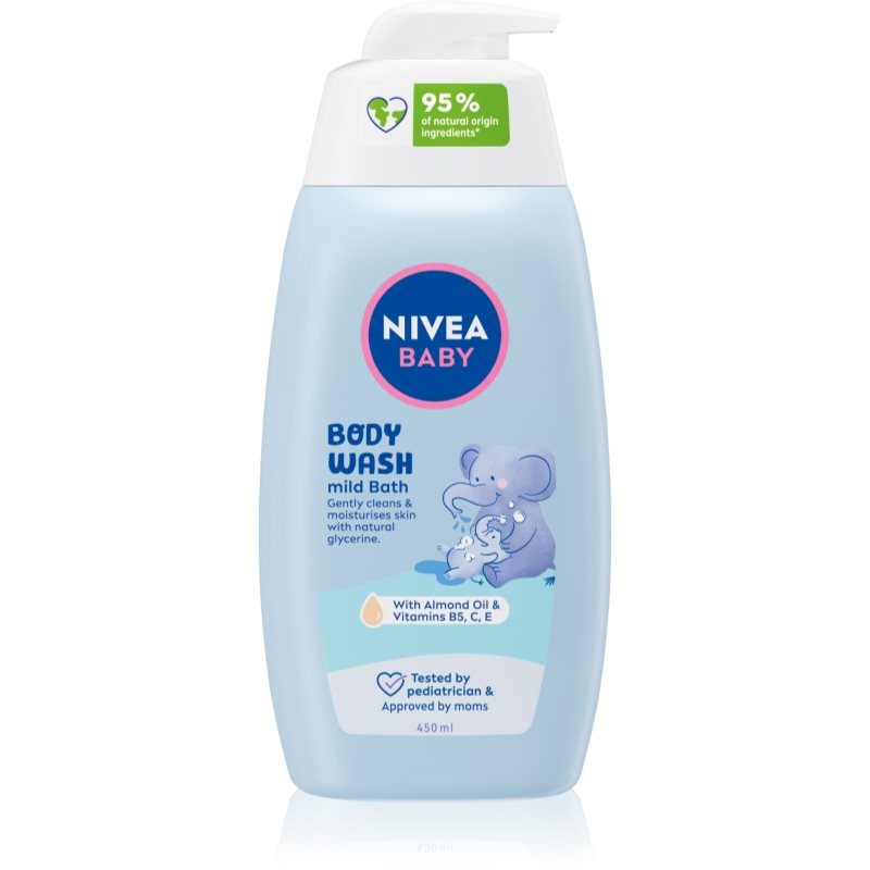 NIVEA BABY нежен душ гел 450 мл. на ниска цена