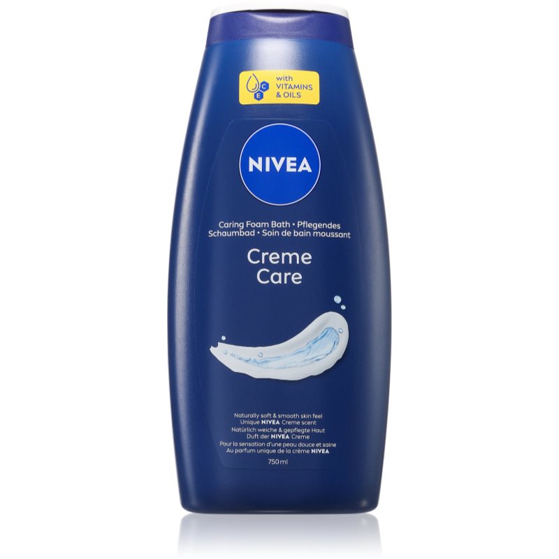 NIVEA Creme Care кремообразна пяна за вана 750 мл.