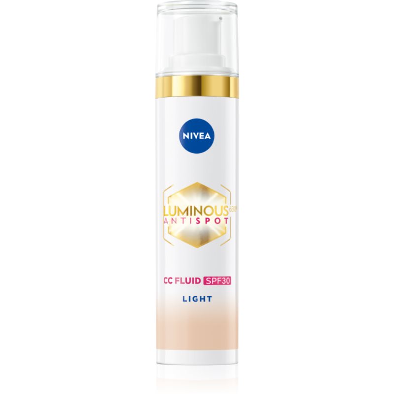NIVEA Luminous 630 Anti Spot озаряващ СС крем SPF 30 цвят Light 40 мл. на ниска цена