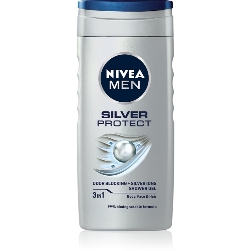 NIVEA MEN Silver Protect душ гел за мъже 250 мл.