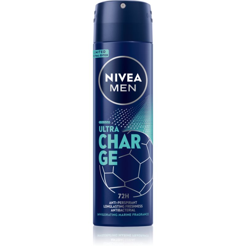 NIVEA MEN Ultra Charge антиперспирант-спрей за мъже 150 мл.