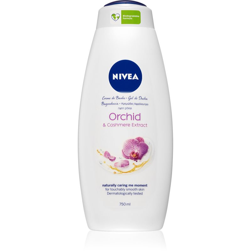 NIVEA Orchid & Cashmere Extract крем душ гел макси 750 мл.