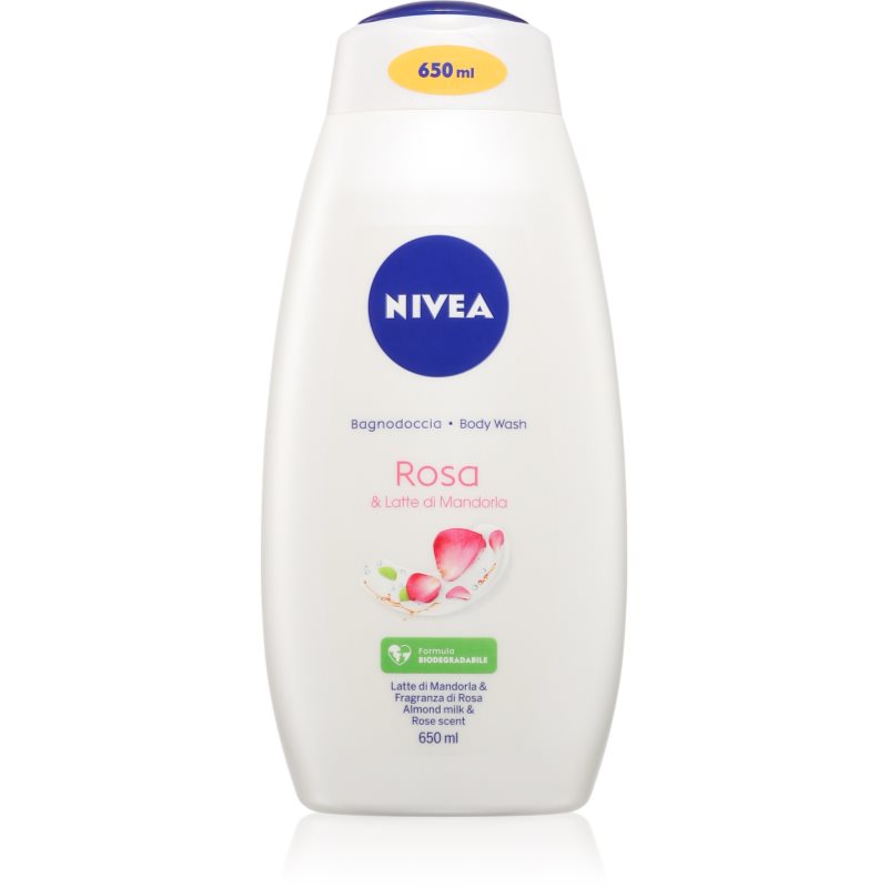 NIVEA Rose & Almond Oil хидратиращ душ гел 650 мл.
