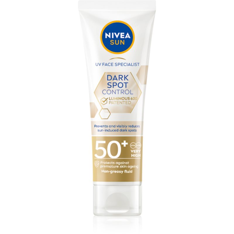 NIVEA SUN Luminous 630 крем за лице за слънчеви бани против пигментни петна SPF 50+ 40 мл.