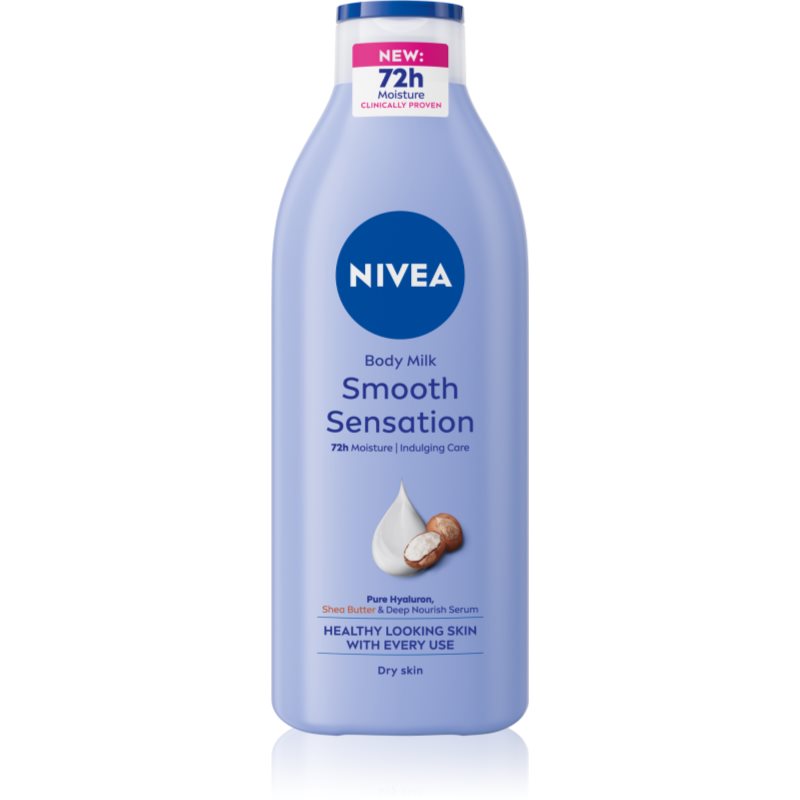 NIVEA Smooth Sensation хидратиращо мляко за тяло за суха кожа 400 мл.