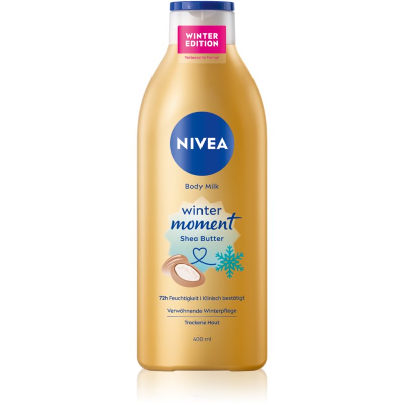 NIVEA Winter Moment подхранващ лосион за тяло с масло от шеа 400 мл.