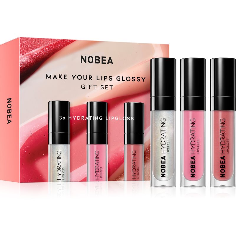 NOBEA Beauty Pleasure NOBEA Make Your Lips Glossy Gift Set комплект гланц за устни подаръчно издание