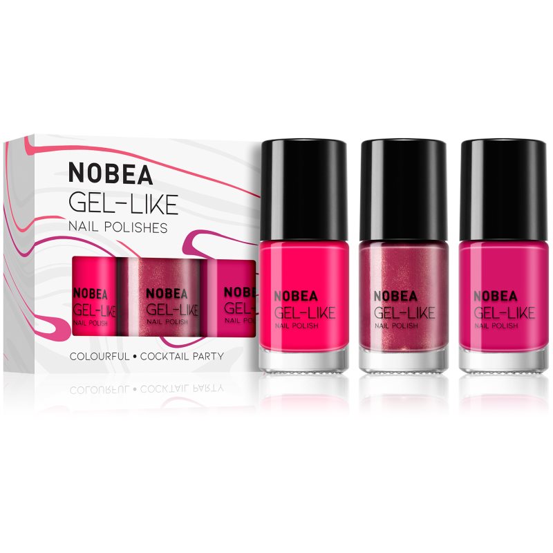 NOBEA Colourful Cocktail Party Set комплект лак за нокти Cocktail Party