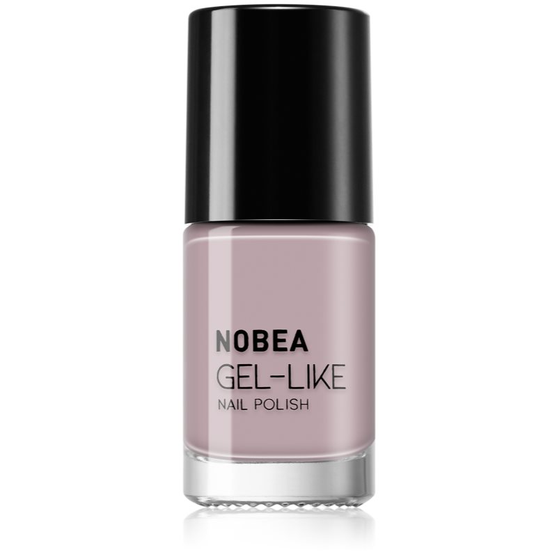 NOBEA Day-to-Day Gel-like Nail Polish лак за нокти с гел ефект цвят Beige nutmeg #N52 6 мл.