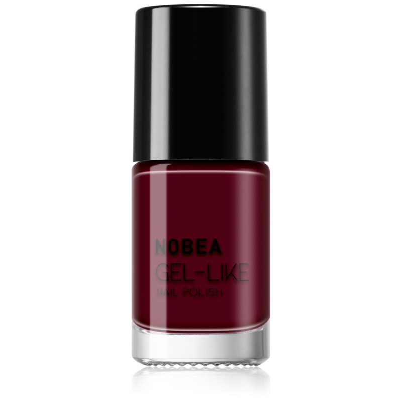 NOBEA Day-to-Day Gel-like Nail Polish лак за нокти с гел ефект цвят Dark cherry #N09 6 мл.