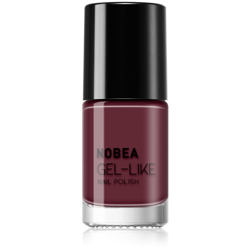 NOBEA Day-to-Day Gel-like Nail Polish лак за нокти с гел ефект цвят Dark orchid #N47 6 мл. на ниска цена
