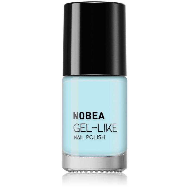 NOBEA Day-to-Day Gel-like Nail Polish лак за нокти с гел ефект цвят #N67 Sky blue summer 6 мл. на ниска цена
