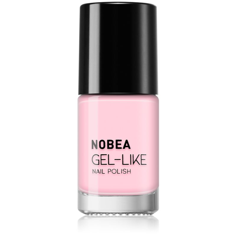 NOBEA Day-to-Day Gel-like Nail Polish лак за нокти с гел ефект цвят #N68 Pink cream 6 мл.