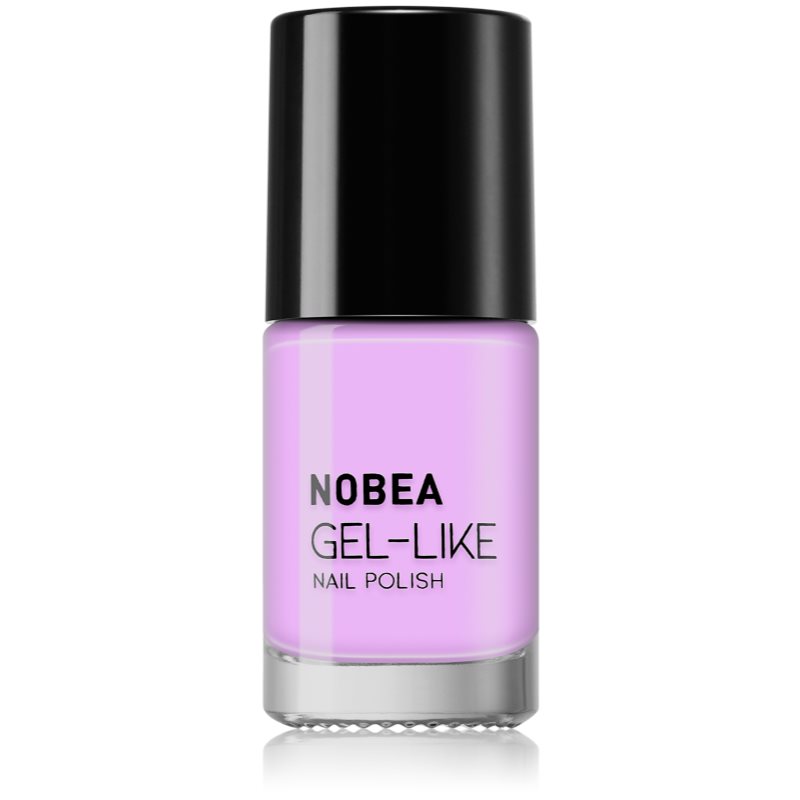 NOBEA Day-to-Day Gel-like Nail Polish лак за нокти с гел ефект цвят #N69 Sweet violet 6 мл.
