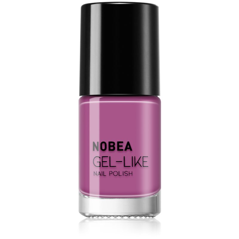 NOBEA Day-to-Day Gel-like Nail Polish лак за нокти с гел ефект цвят #N70 Pink orchid 6 мл.