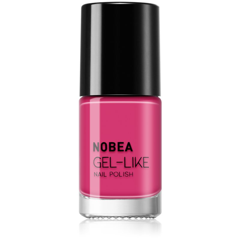 NOBEA Day-to-Day Gel-like Nail Polish лак за нокти с гел ефект цвят #N71 Pink blossom 6 мл.