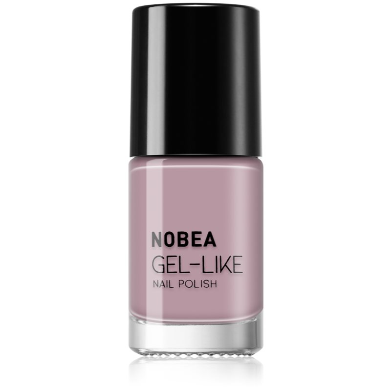 NOBEA Day-to-Day Gel-like Nail Polish лак за нокти с гел ефект цвят Silky nude #N51 6 мл.