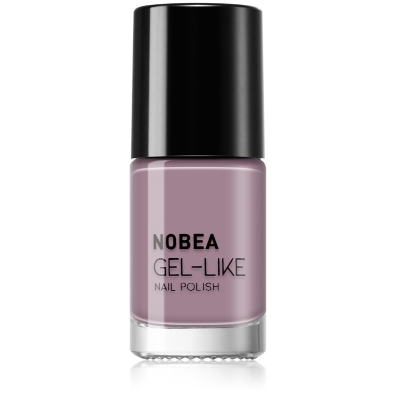 NOBEA Day-to-Day Gel-like Nail Polish лак за нокти с гел ефект цвят Thistle purple #N54 6 мл.