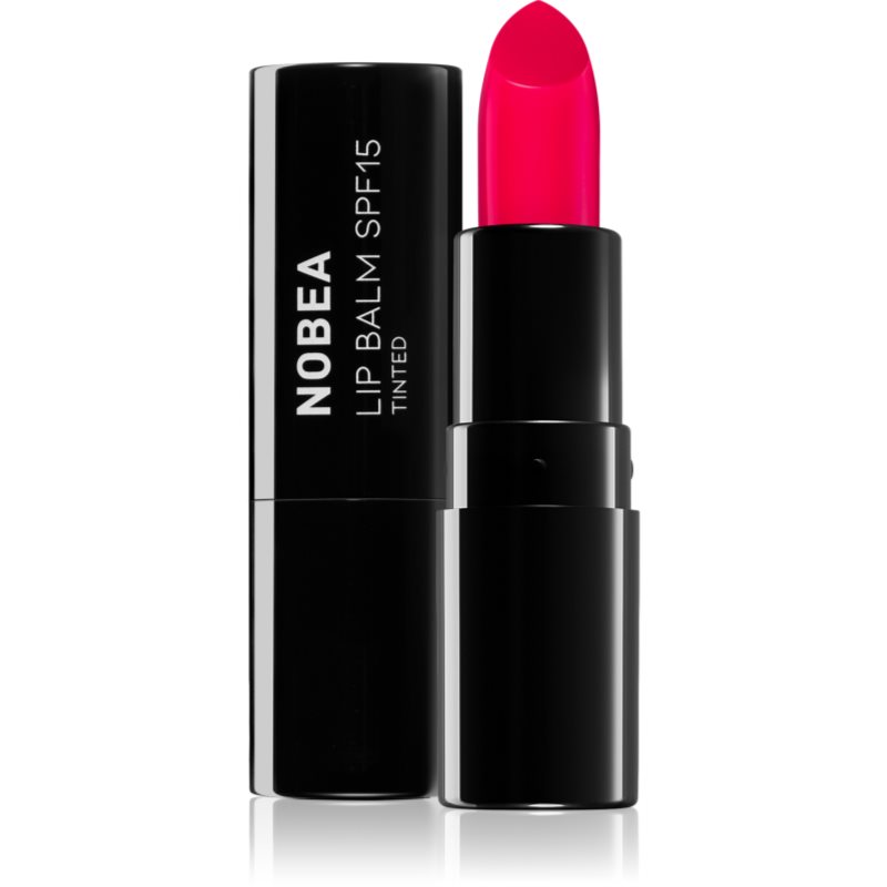 NOBEA Day-to-Day Lip Balm SPF 15 Tinted балсам за устни SPF 15 #L02 Cherry red 4 гр.