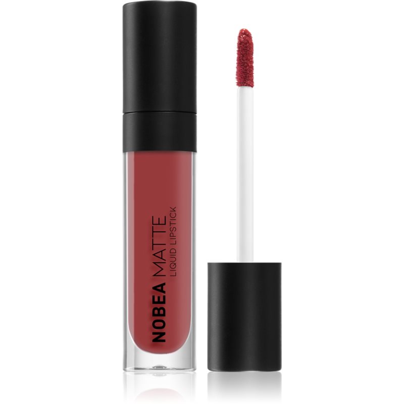NOBEA Day-to-Day Matte Liquid Lipstick матиращо течно червило цвят Mulberry #M12 7 мл.