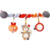 NUK Activity Spiral Bear контрастна играчка за окачане 1 бр.