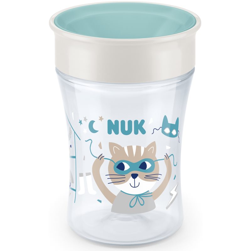 NUK Magic Cup чаша с капачка 8m+ Green 230 мл.