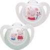 NUK Star Peppa Pig биберон 0-6 m 2 бр.
