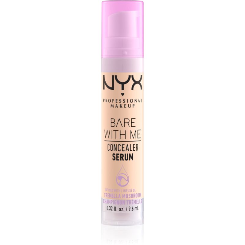NYX Professional Makeup Bare With Me Concealer Serum овлажняващ коректор 2 в 1 цвят 01 - Fair 9