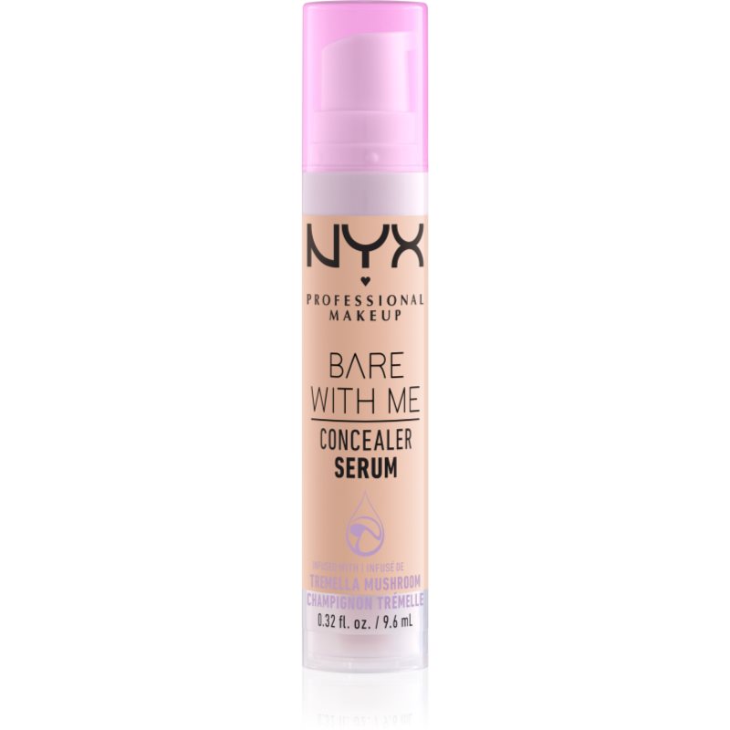 NYX Professional Makeup Bare With Me Concealer Serum овлажняващ коректор 2 в 1 цвят 02 Light 9