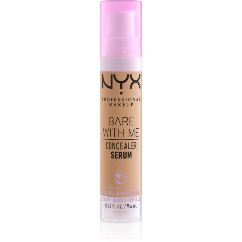 NYX Professional Makeup Bare With Me Concealer Serum овлажняващ коректор 2 в 1 цвят 07 Medium 9
