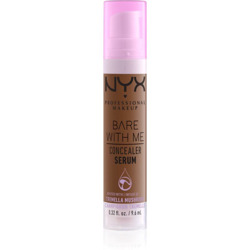 NYX Professional Makeup Bare With Me Concealer Serum овлажняващ коректор 2 в 1 цвят 11 Mocha 9