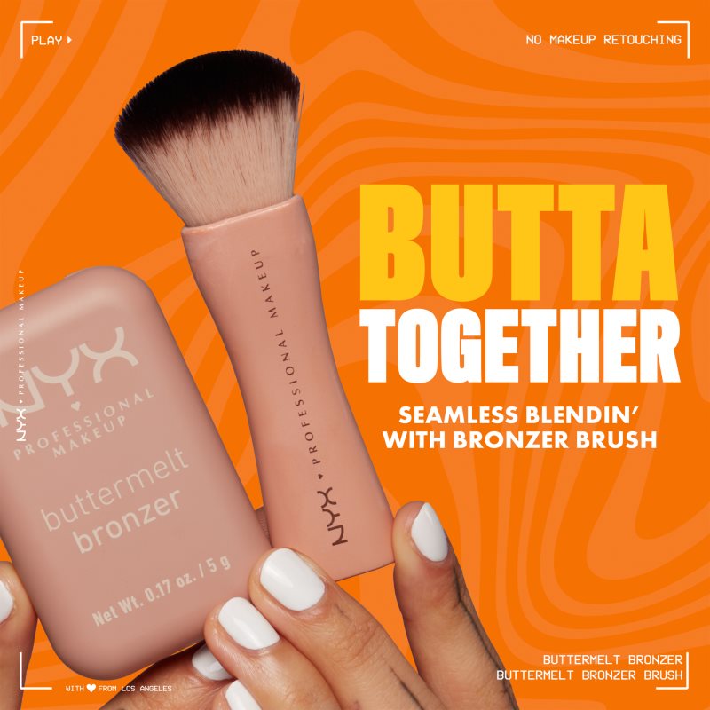 NYX Professional Makeup Buttermelt Bronzer бронзър-крем цвят 06 Do Butta 5 гр. на ниска цена