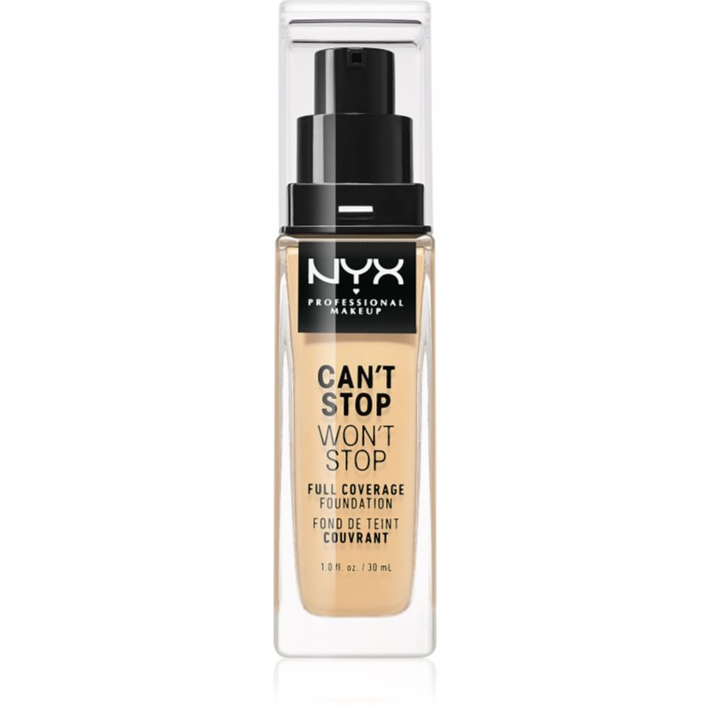 NYX Professional Makeup Can't Stop Won't Stop Full Coverage Foundation високо покривен фон дьо тен цвят 6.5 Nude 30 мл. на ниска цена