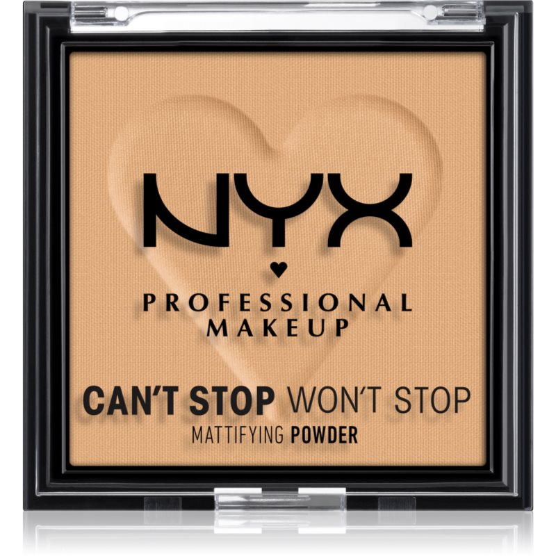 NYX Professional Makeup Can't Stop Won't Stop Mattifying Powder матираща пудра цвят 05 Golden 6 гр.