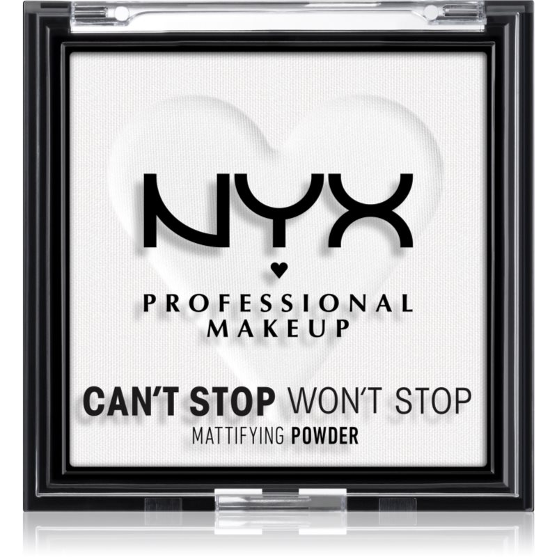 NYX Professional Makeup Can't Stop Won't Stop Mattifying Powder матираща пудра цвят 11 Bright Translucent 6 гр.