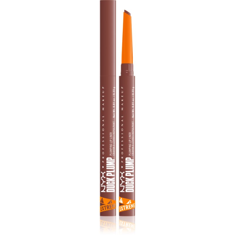 NYX Professional Makeup Duck Plump Liner молив за устни с увеличаващ ефект цвят Nude Flip 0.33 гр.