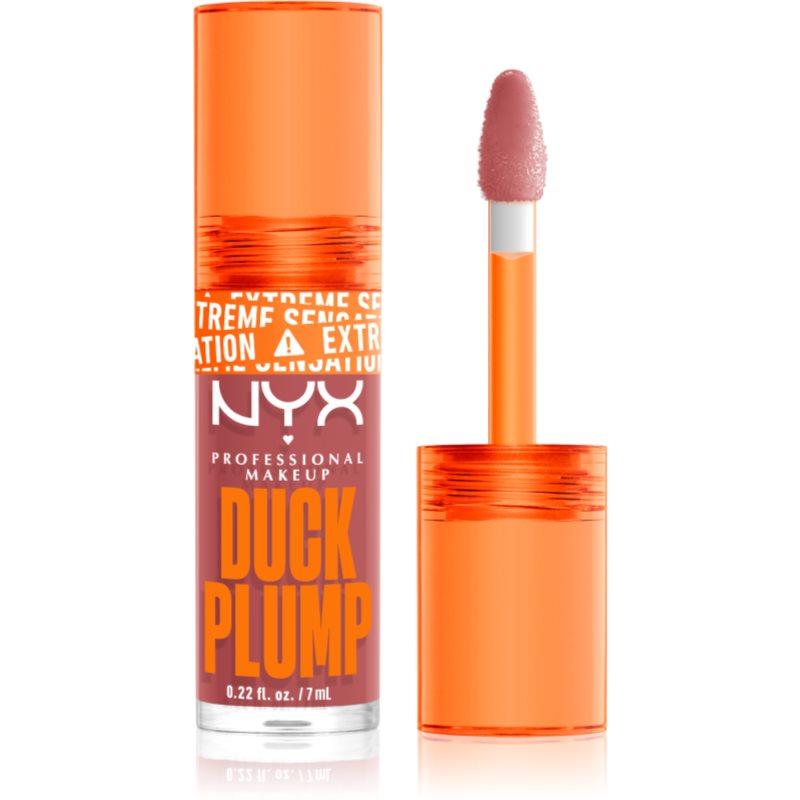 NYX Professional Makeup Duck Plump блясък за устни с увеличаващ ефект цвят 03 Nude Swings 7 мл.