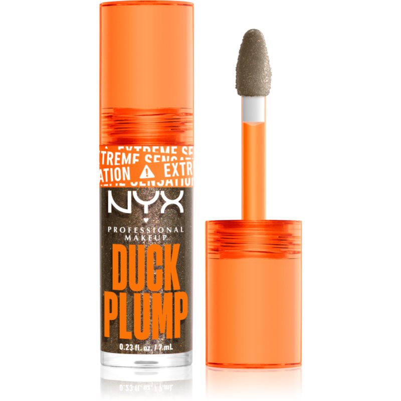 NYX Professional Makeup Duck Plump блясък за устни с увеличаващ ефект цвят Onyx-Pected 7 мл.