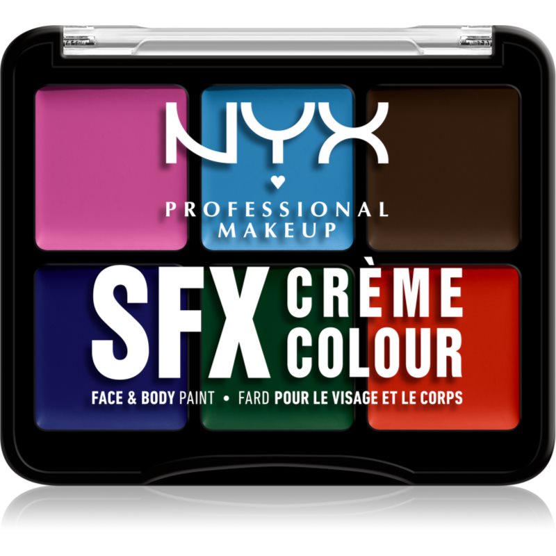 NYX Professional Makeup Halloween SFX Paints мултифункционална палитра за тяло и лице цвят 02 Secondary 6 гр.