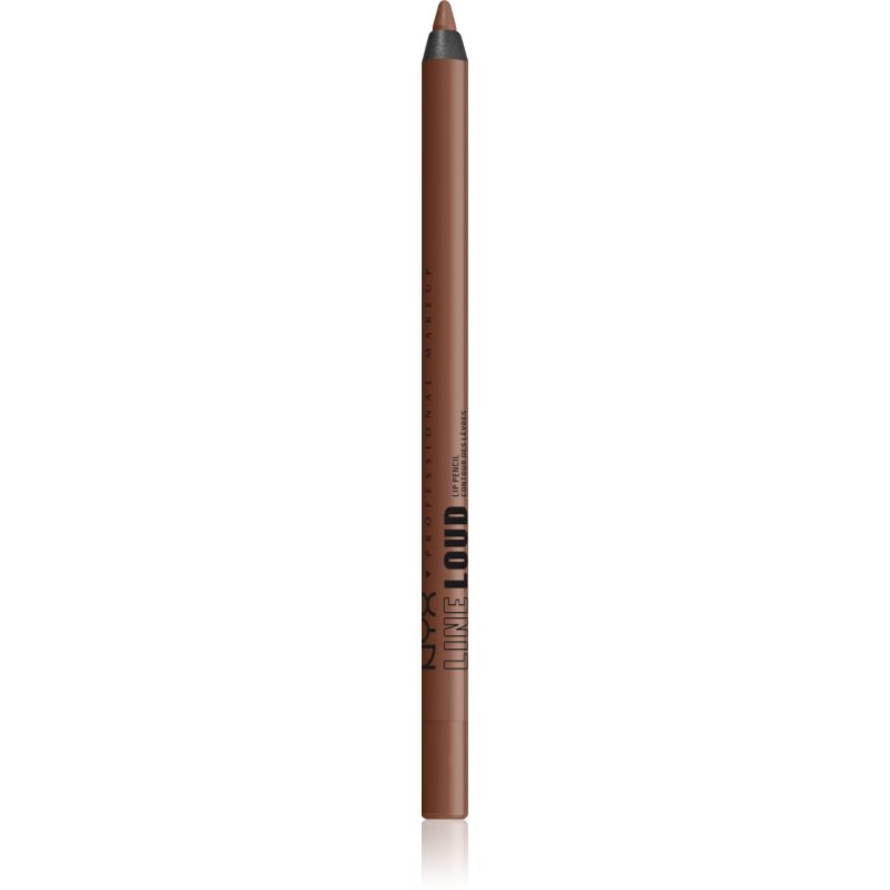 NYX Professional Makeup Line Loud Vegan молив-контур за устни с матиращ ефект цвят 07 - Total Baller 1
