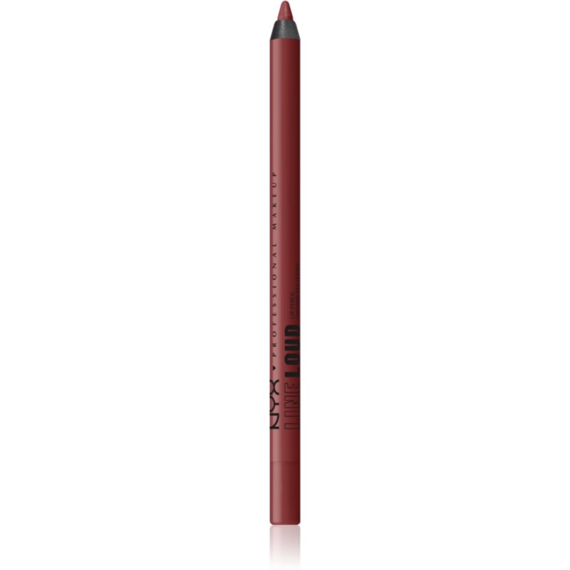 NYX Professional Makeup Line Loud Vegan молив-контур за устни с матиращ ефект цвят 31 - Ten Out Of Ten 1