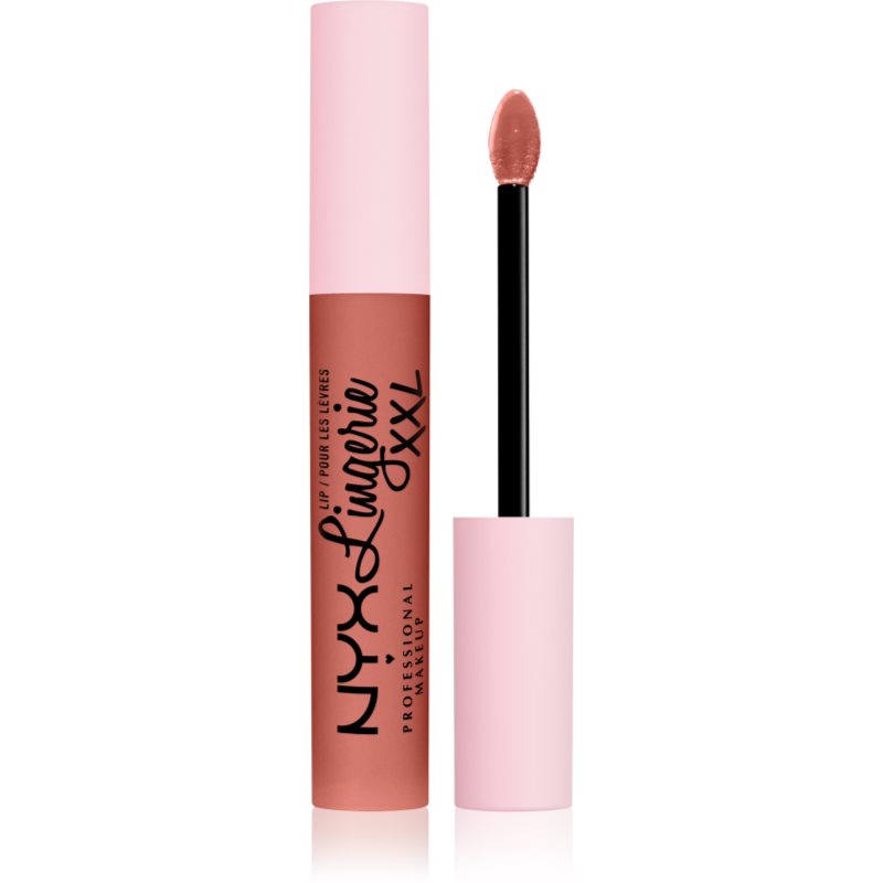 NYX Professional Makeup Lip Lingerie XXL течно червило с матиращ завършек цвят 02 - Turn On 4 мл.