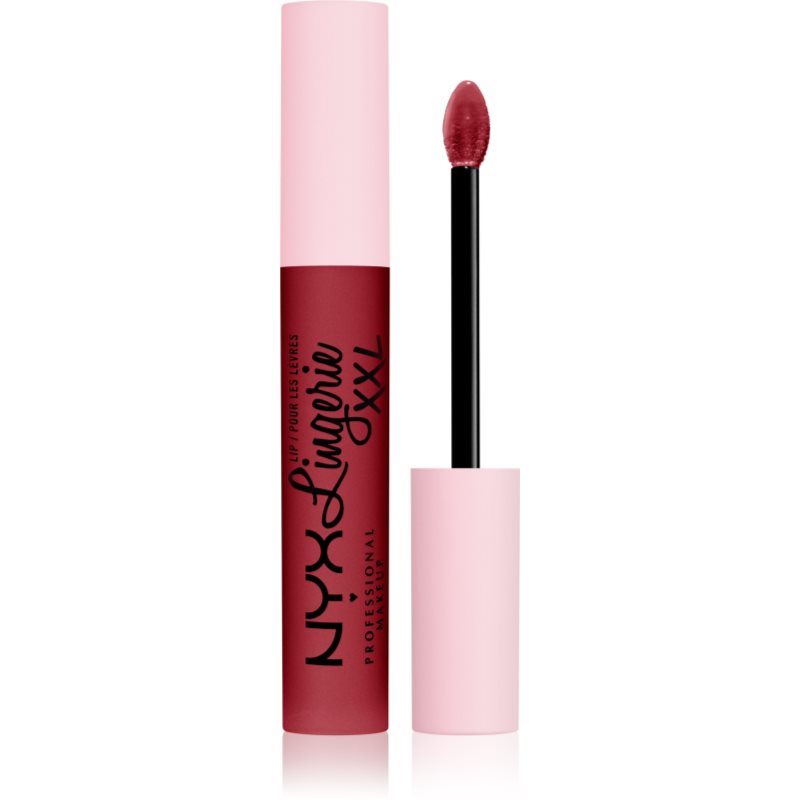 NYX Professional Makeup Lip Lingerie XXL течно червило с матиращ завършек цвят 23 - Its hotter 4 мл.