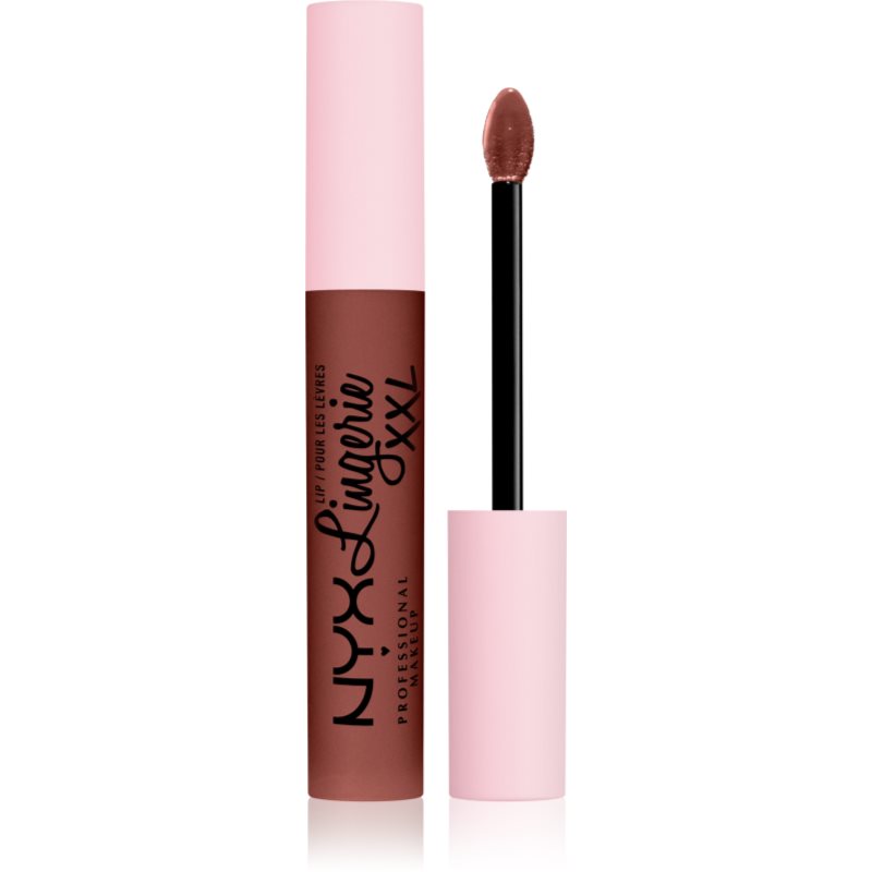 NYX Professional Makeup Lip Lingerie XXL течно червило с матиращ завършек цвят Low Cut 4 мл.