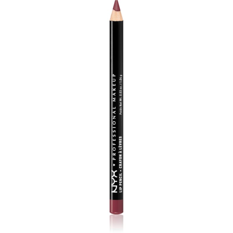 NYX Professional Makeup Slim Lip Pencil прецизен молив за устни цвят 803 Burgundy 1 гр.